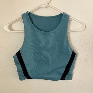 Joy Lab Blue Cropped Workout Tank